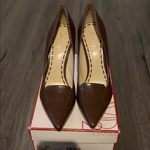 Joan & David Brown Heels